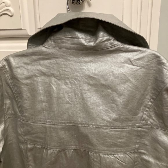 Silver 3/4 Sleeve Jacket - Picture 7 of 9